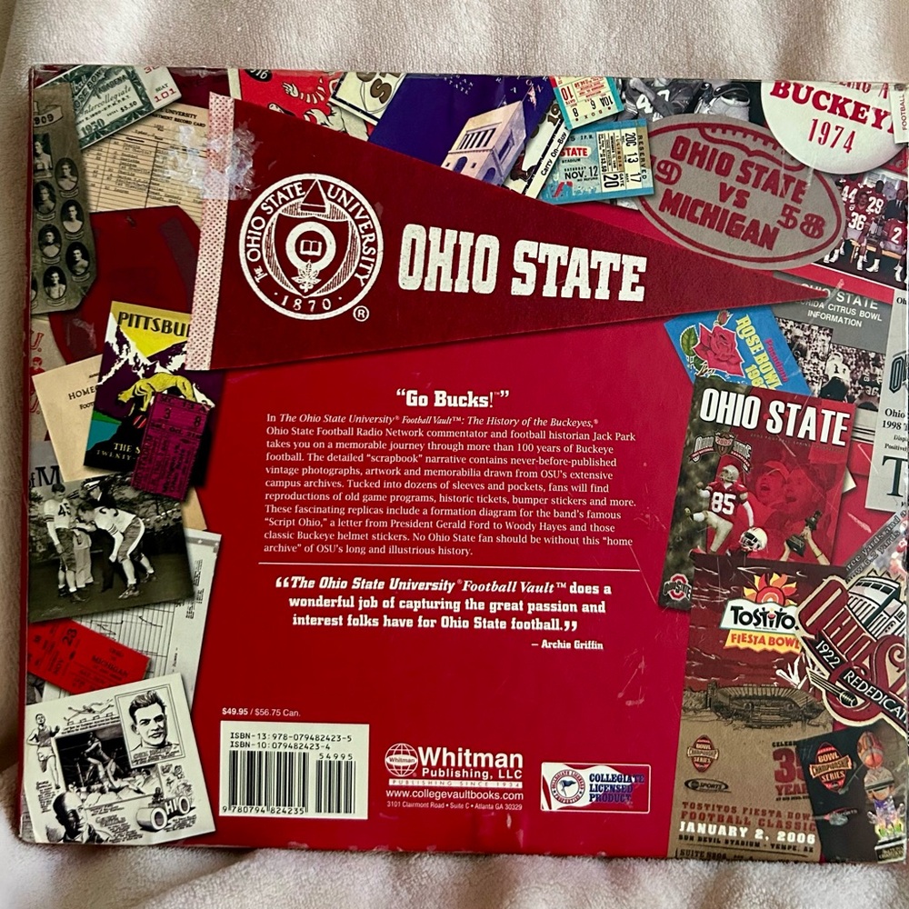 Ohio State University Football Vault Book - Picture 3 of 3